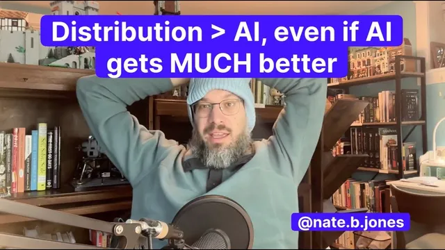 Distribution beats AI, even if AI gets MUCH better thumbnail