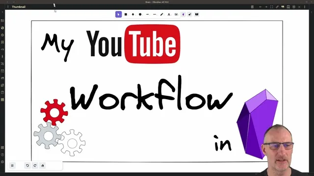 My YouTube Workflow in Obsidian with Templater, Kanban, and Excalidraw thumbnail