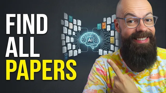 Ditch The Old Google Scholar | This AI Method Finds Papers 10x Faster thumbnail