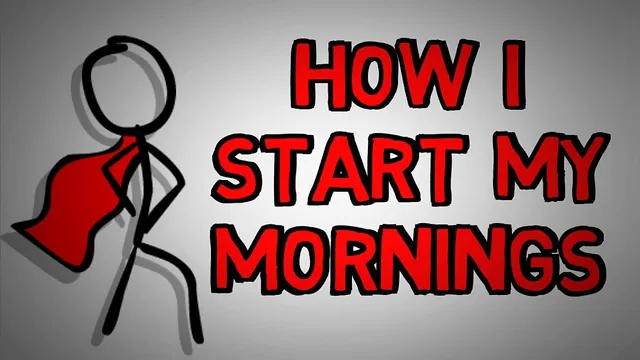 Morning Routine For Productivity - How I Start My Mornings (animated) thumbnail