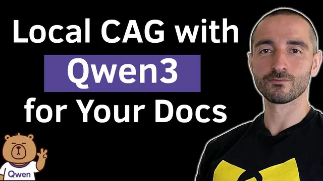 100% Local CAG with Qwen3, Ollama and LangChain - AI Chatbot for Your Private Documents thumbnail
