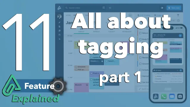 Amplenote Explained 11: All about tagging, part 1 thumbnail