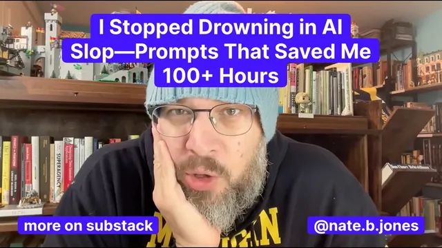 I Stopped Drowning in AI Slop—Prompts That Saved Me 100+ Hours (Demo Inside) thumbnail