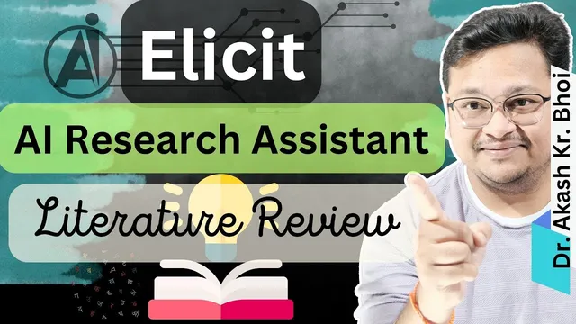 Elicit: The AI Research Assistant || Best Literature Review Free AI Tool || Hindi || 2024 thumbnail