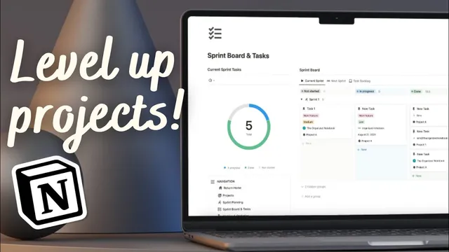 Ultimate Project & Task Management with Notion?  | Template Tour + Easy Guide thumbnail