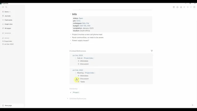Logseq - How to Manage Projects with Examples + Intro to Tasks and Namespaces thumbnail