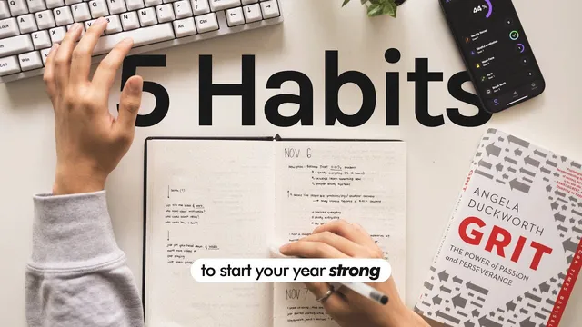 5 unique habits to start the year STRONG for 2025 (that ACTUALLY helps) thumbnail