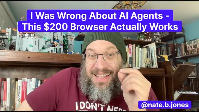 I Was Wrong About AI Agents — This $200 Browser Actually Works thumbnail