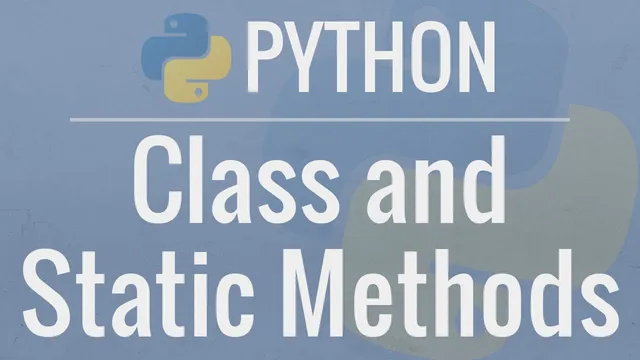 Python OOP Tutorial 3: classmethods and staticmethods thumbnail