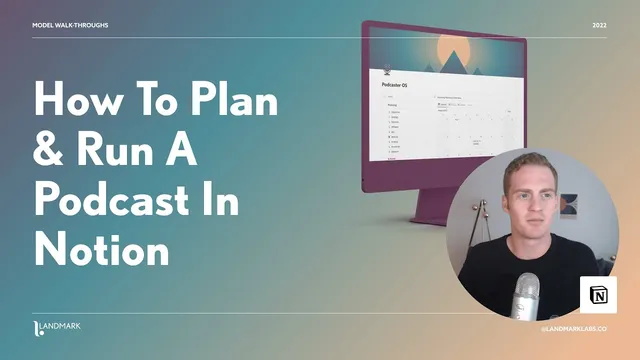 How I Would Manage A Podcast In Notion [Podcaster OS Walk-Through] thumbnail