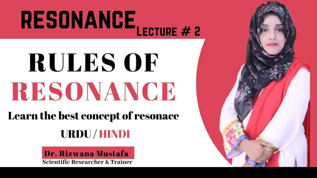 Resonance || Rules for drawing Resonance Structure || GOC || Lec 02  || Dr Rizwana thumbnail