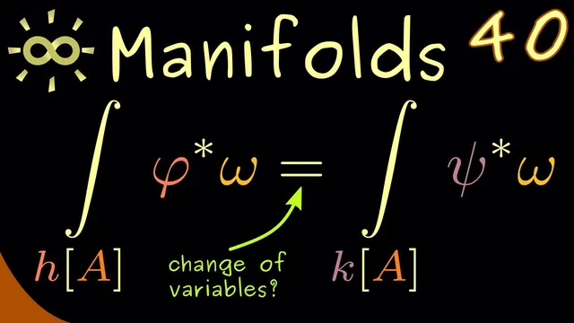 Manifolds 40 | Integral Over A Chart Is Well-Defined [dark version] thumbnail