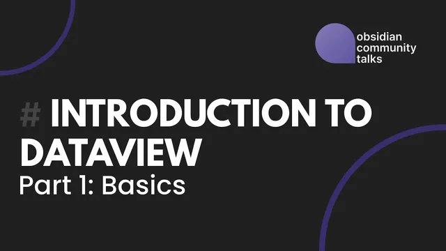 An Introduction to Dataview - Part 1 thumbnail