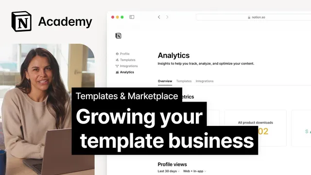 Growing your template business with Notion Marketplace thumbnail