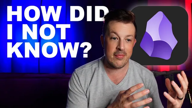 How To Use Obsidian: The ONE THING That Took Me TOO LONG To Figure Out thumbnail