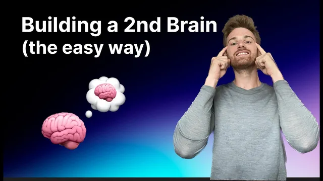 Building a second brain (the easy way) thumbnail