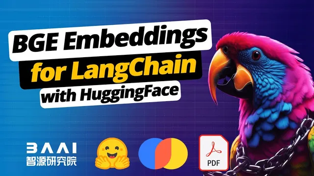 How to use BGE Embeddings for LangChain and RAG thumbnail