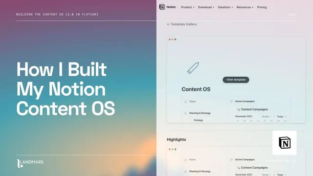 How I Built My Notion Content OS (Flotion 2.0 Rebuild From Scratch) thumbnail