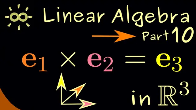 Linear Algebra 10 | Cross Product [dark version] thumbnail