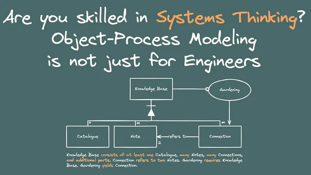 Learn Systems Thinking with Object-Process Modeling in PKM thumbnail