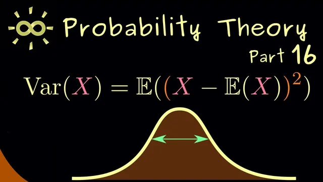 Probability Theory 16 | Variance [dark version] thumbnail