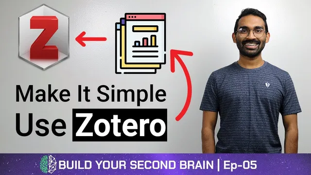 Zotero getting started | Build Your Second Brain Series (5/10) thumbnail