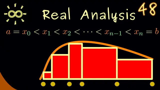 Real Analysis 48 | Riemann Integral - Partitions [dark version] thumbnail