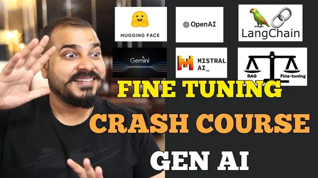 Generative AI Fine Tuning LLM Models Crash Course thumbnail