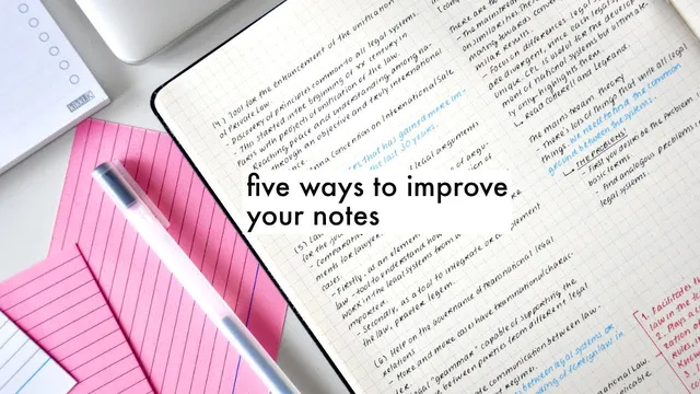 IMPROVE YOUR NOTES » five ways thumbnail