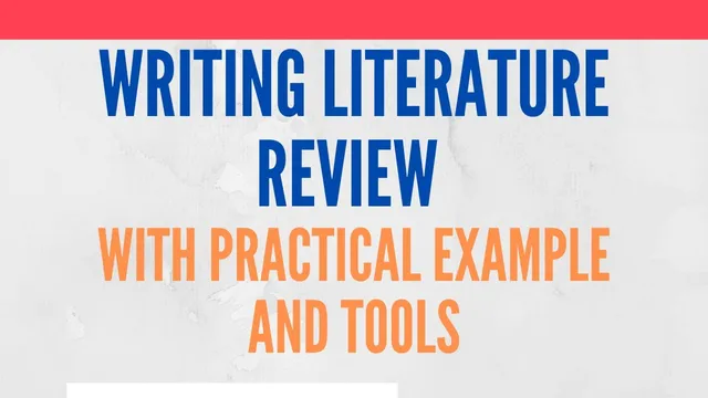 How to Format Literature Review: A Practical Example with Tools to facilitate Research Literature thumbnail