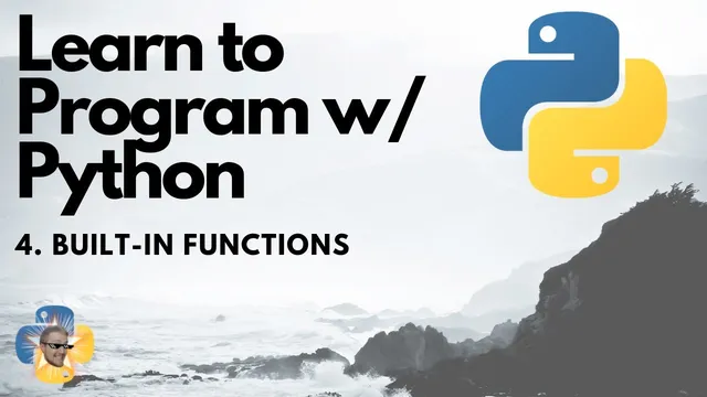 Built-in Functions - Python 3 Programming Tutorial p.4 thumbnail