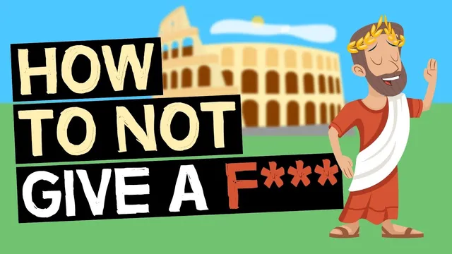 How To Not Give A F*** | Stoic Exercises For Inner Peace thumbnail