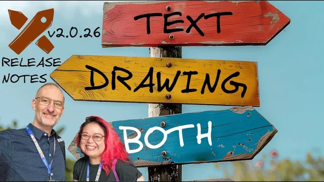 Start using the flipside of your markdown notes: Powerful new Excalidraw-Obsidian features - v2.0.26 thumbnail