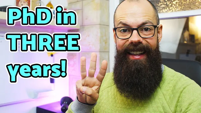 How to complete your PhD in 3 years | the ULTIMATE ROADMAP! thumbnail