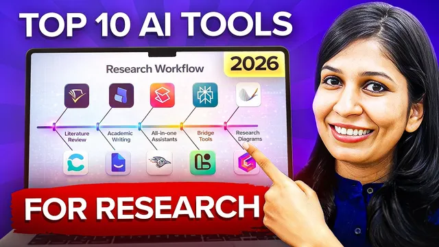 Best AI tools for ENTIRE Research Workflow 2026 - Literature Review, Research Writing, Diagrams etc. thumbnail