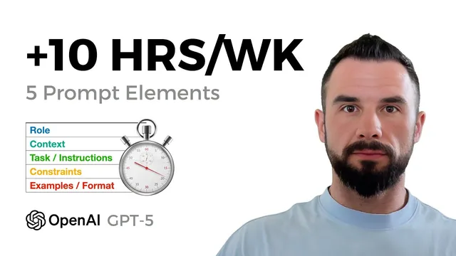 Prompt Engineering: 5 Rules to Write Perfect AI Prompts (with Examples) thumbnail