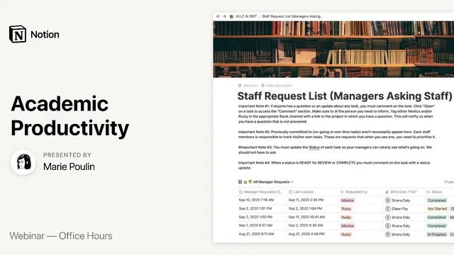 Notion Office Hours: Academic Productivity 📗 thumbnail