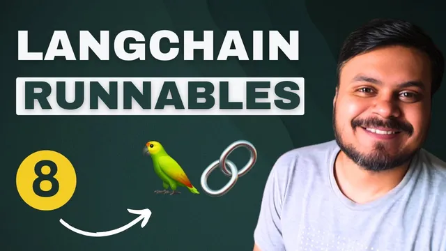 What are Runnables in LangChain | Generative AI using LangChain | Video 8 | CampusX thumbnail