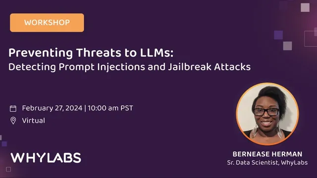 Preventing Threats to LLMs: Detecting Prompt Injections & Jailbreak Attacks thumbnail