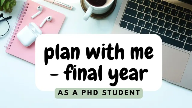Plan with me for final year of my PhD - Setting up my academic calendar thumbnail