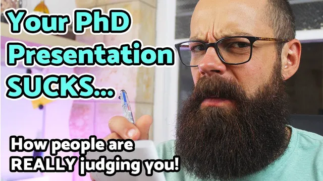 How people REALLY judge your PhD presentation! + FIXES thumbnail