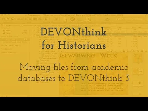 Moving files from academic databases to DEVONthink 3 thumbnail