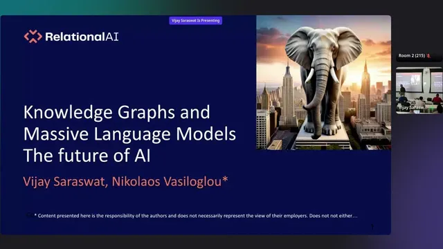 Masterclass: Knowledge Graphs & Massive Language Models — The Future of AI, RelationalAI | KGC 2023 thumbnail