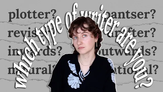 the types of writers + how to find your perfect process! ☑️ WRITING PROCESS QUIZ thumbnail