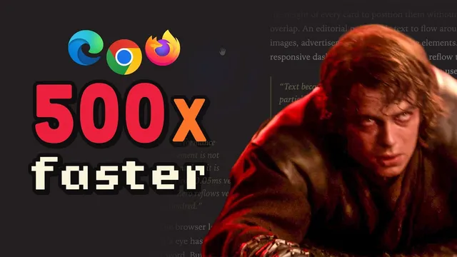 He just crawled through hell to fix the browser… thumbnail