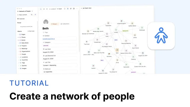 Create a Network of People in Capacities thumbnail