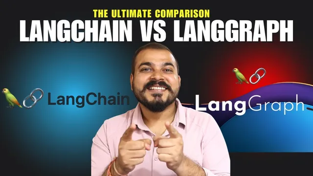 Most Popular Framework-Langchain vs LangGraph thumbnail