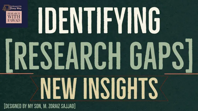 How to Identify Research Gaps? How to Start Research? Findings the Right Research Topic thumbnail