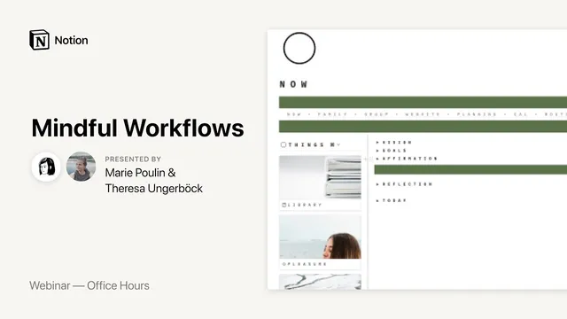 Notion Office Hours: Mindful Workflows 🍃 thumbnail