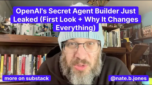 OpenAI's Secret Agent Builder Just Leaked (First Look + Why It Changes Everything) thumbnail